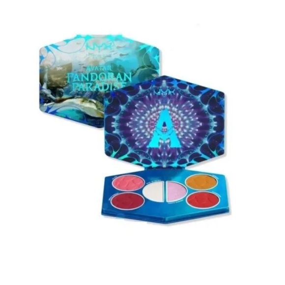 Nyx X Avatar the Way of Water Pandoran Paradise Highlighter & Blush Palette New - Picture 3 of 4